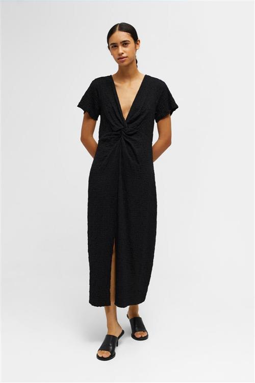 Cindie Midi Kjole - Sort - XL - Object