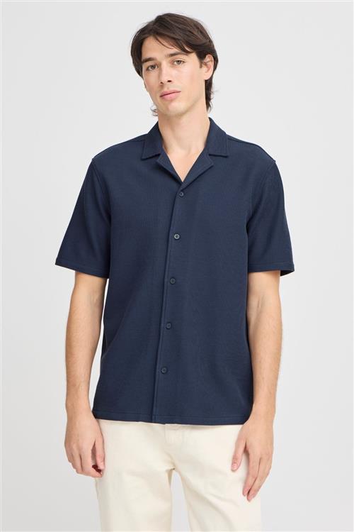 Knitted Shirt - Navy - XL - TeeShoppen