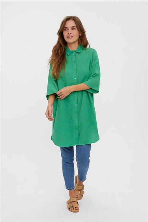 Natali 3/4 overshirt - Holly Green - L - Vero Moda