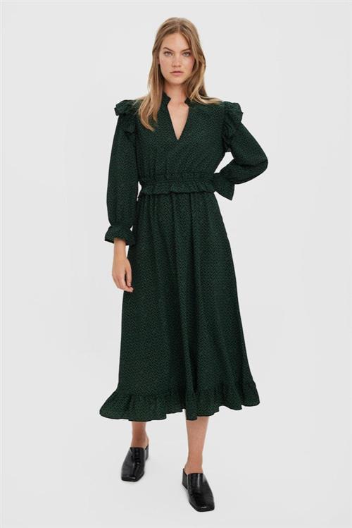 Vienna Calf Kjole - Greener Pastures - M - Vero Moda