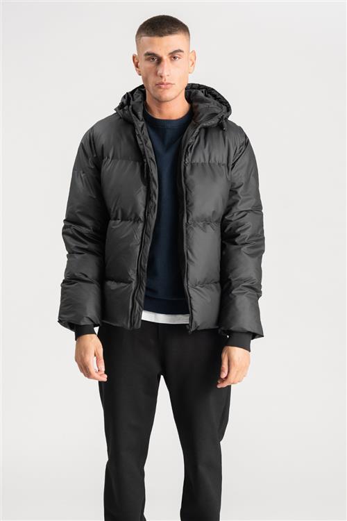 Coated Jakke - Sort - Herre - 3XL - TeeShoppen