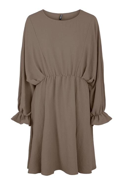 Flore Long Sleeve Kjole - Brun - Dame - XL - PIECES