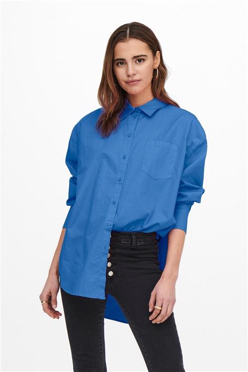 Corina Løs Skjorte - Marineblå - Dame - XS - ONLY