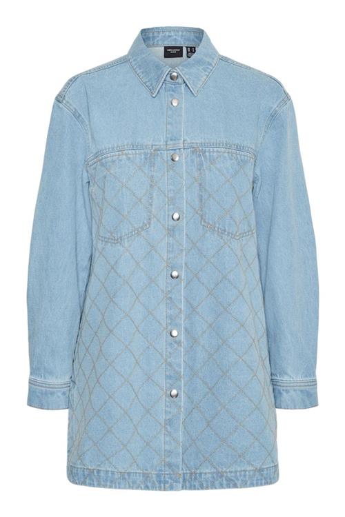 Mayla Denim Skjorte - Light Blue Denim - S - Vero Moda