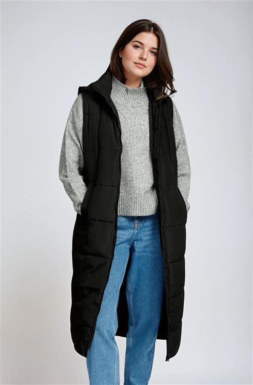 Rebecca Vest - Sort - Dame - S - TeeShoppen