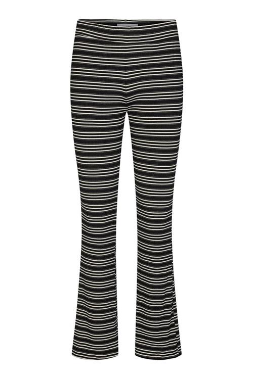Natalia Flair Pants - Sort Guld Lurex - Dame - XL - Liberté