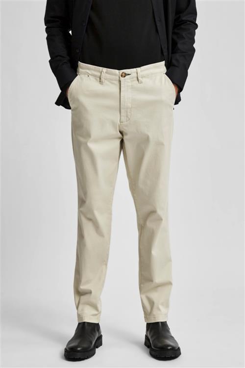 Miles Flex chino pant - Moonstruck (økologisk bomuld) - Herre - 30/34 - Selected Homme
