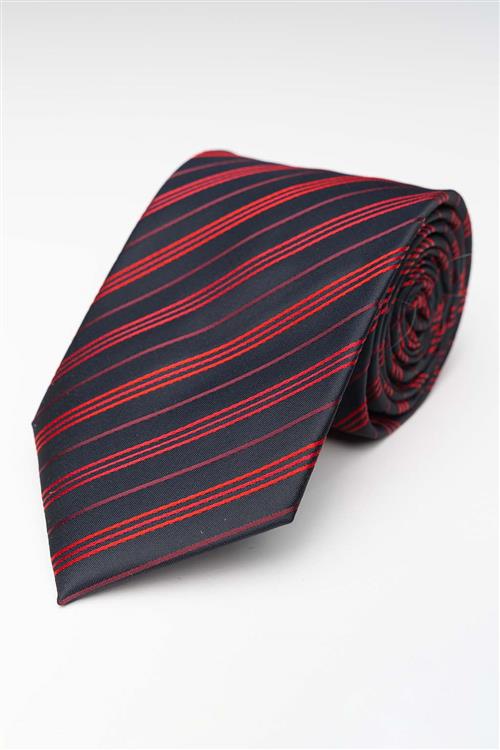 Slips - Sort/Rød Stribet - One Size - TeeShoppen