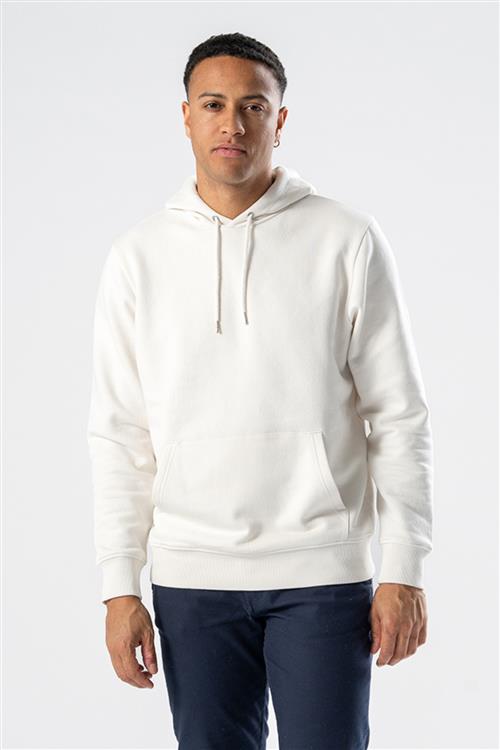 Sweatshirt Hoodie - Beige - Herre - 2XL - TeeShoppen