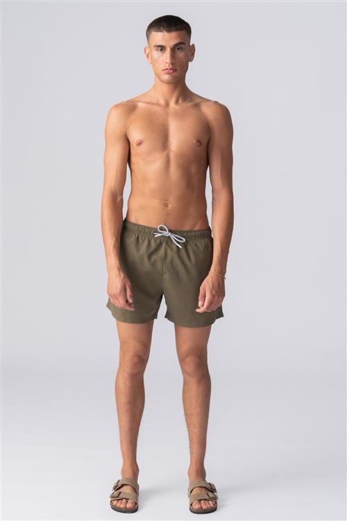 Badeshorts - Army Grøn - XL - TeeShoppen