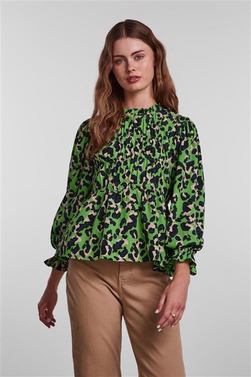 Meline Bluse - Grass Green - XS - PIECES