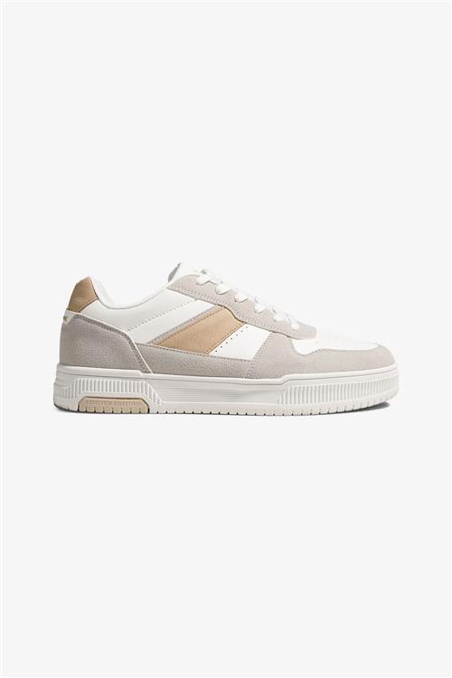 Classic Sneaker - White/Beige - 40 - TeeShoppen
