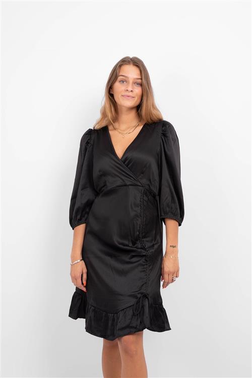 Essi 3/4 Kort Kjole - Sort - M - Vero Moda
