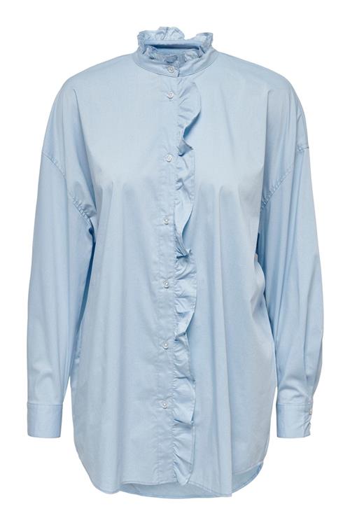 Sofia Frill Bluse - Airy blue - XL - ONLY
