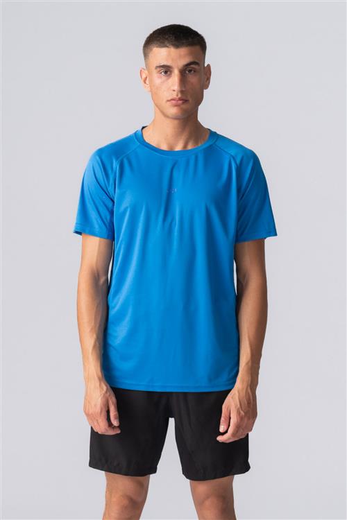 Trænings T-shirt - Blå - Herre - M - TeeShoppen