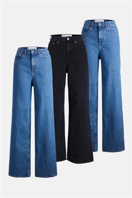 3 stk. Originale Performance Wide Jeans - - Default Title - TeeShoppen