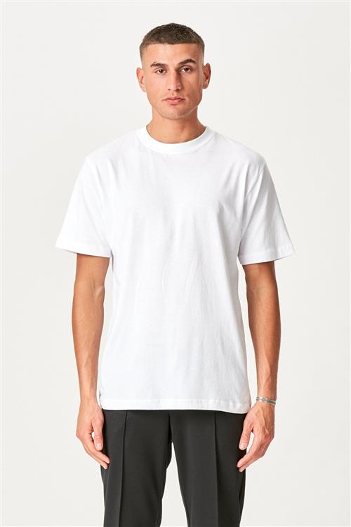 Oversized T-shirt - Hvid - Herre - M - TeeShoppen