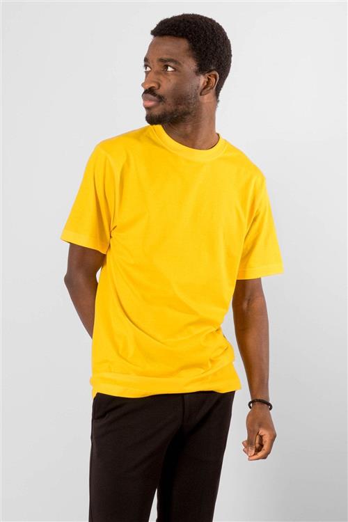 Oversized T-shirt - Gul - Herre - S - TeeShoppen