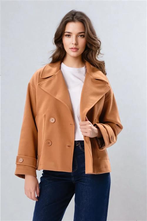 Nana Frakke - Camel - L/XL - TeeShoppen