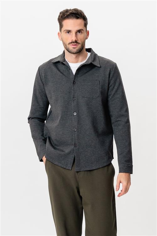 Performance Overshirt - Meleret Grå - 3XL - TeeShoppen