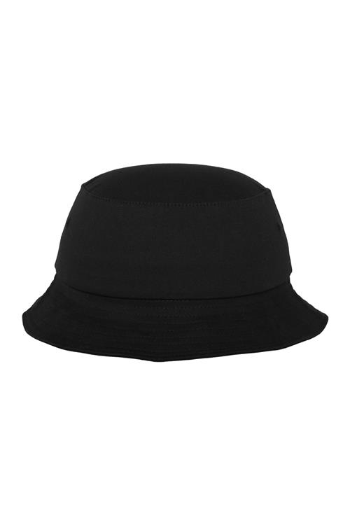Cotton Twill Bucket Hat - Black - One Size - Flexfit