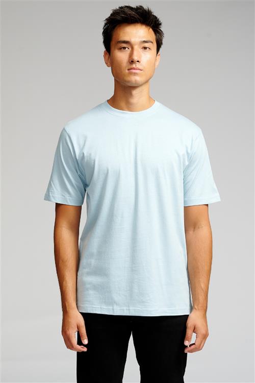 Oversized T-shirt - Sky Blå - Herre - 2XS - TeeShoppen