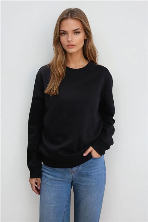 Essentiel Crewneck - Sort - S - TeeShoppen