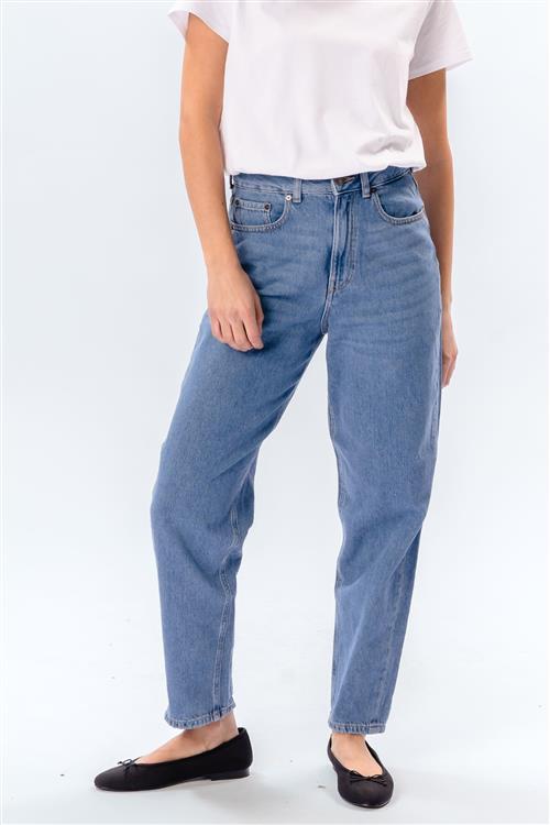 Originale Performance Mom Jeans - Light Blue Denim - Dame - 27/30 - TeeShoppen