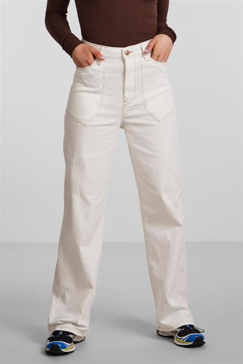 Noah Ultra High-waist Jeans - Hvid - Dame - 29/30 - PIECES