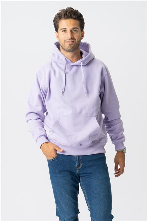 Basic hoodie - Lavendel - Herre - L - TeeShoppen