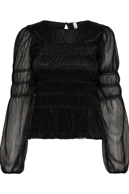 Fallon Wenda Bluse - Sort - L - ONLY