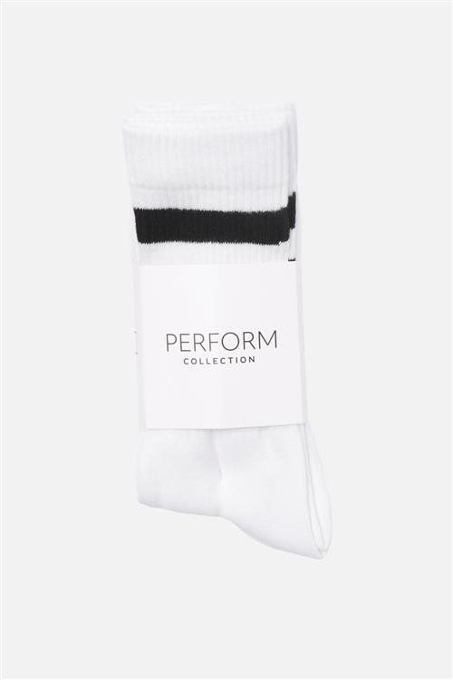 Sportsstrømper 5-Pak - Hvid/Sort - FeHerre - 35/38 - TeeShoppen