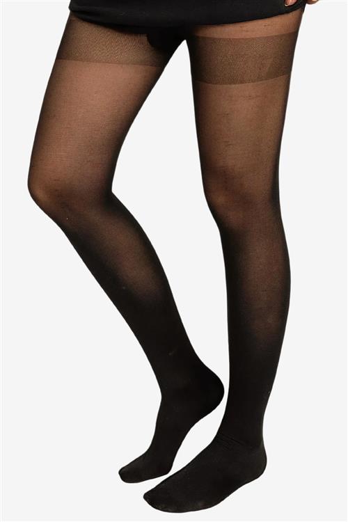 Mathilde Strømpebukser 50 DEN - Sort - XL/XXL - TeeShoppen
