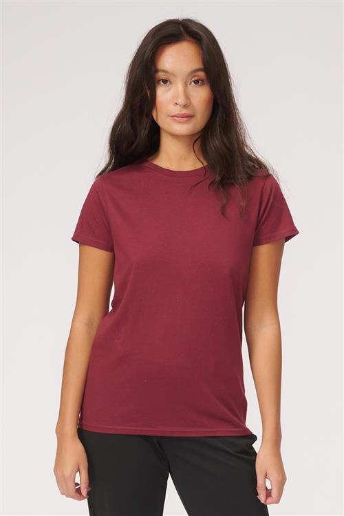 Basic T-shirt - Bordeaux - XL - TeeShoppen