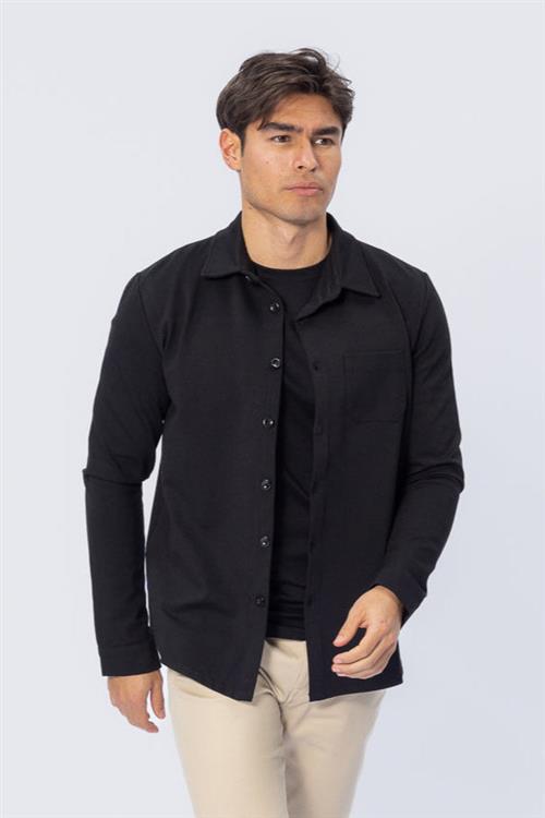 Performance Overshirt - Sort - XL - TeeShoppen