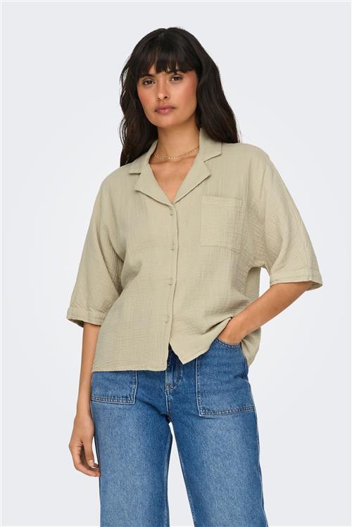 Thyra Skjorte - Oxford Tan - M - ONLY