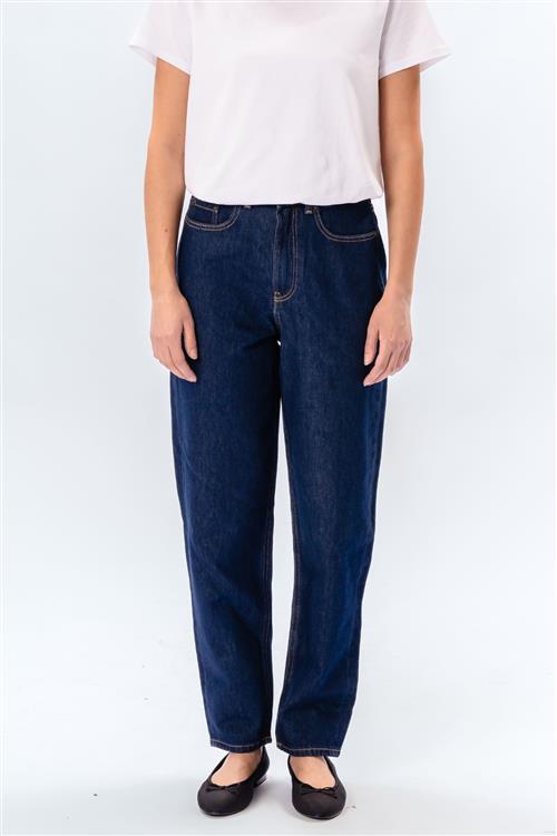Originale Performance Mom Jeans - Dark Blue Denim - Dame - 29/30 - TeeShoppen