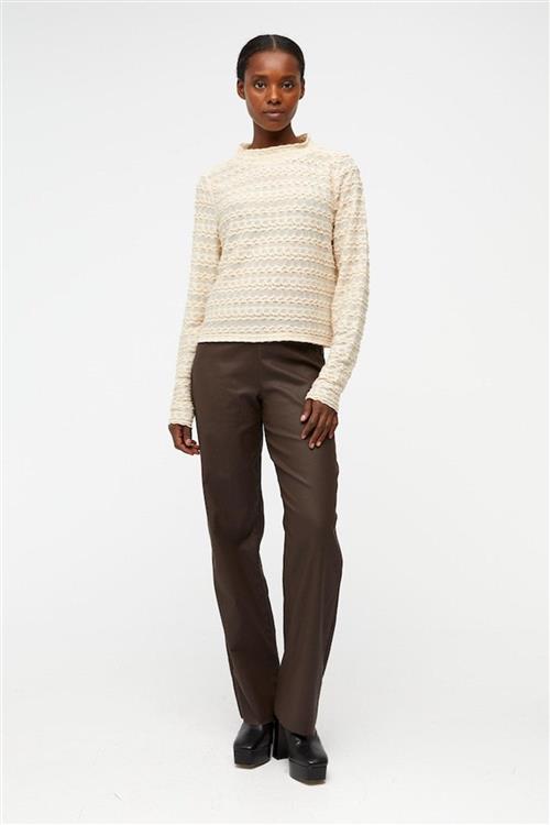 Runa Langærmet Bluse - Sandshell - S - Object