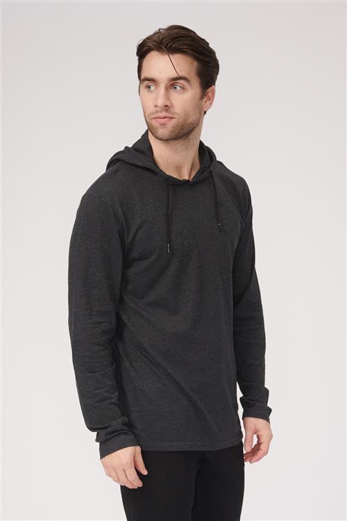 Light hoodie - Mørke Grå - Herre - XL - TeeShoppen