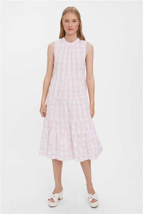 Sody Calf Highneck Kjole - Light Lilac - XS - Vero Moda