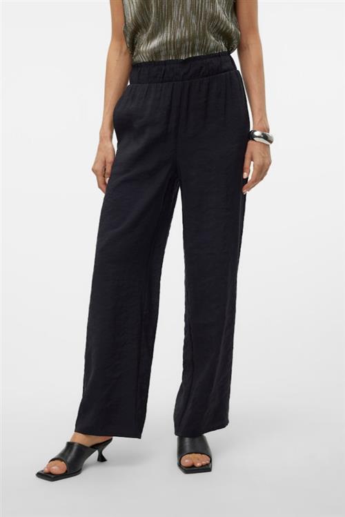 Queeny Regular Pants - Sort - Regular fit - L - Vero Moda