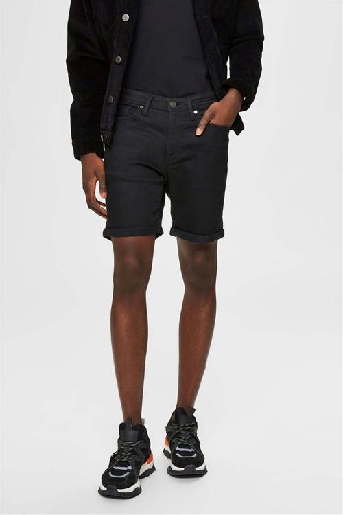 Denim Shorts - Sort - Herre - 36 - TeeShoppen