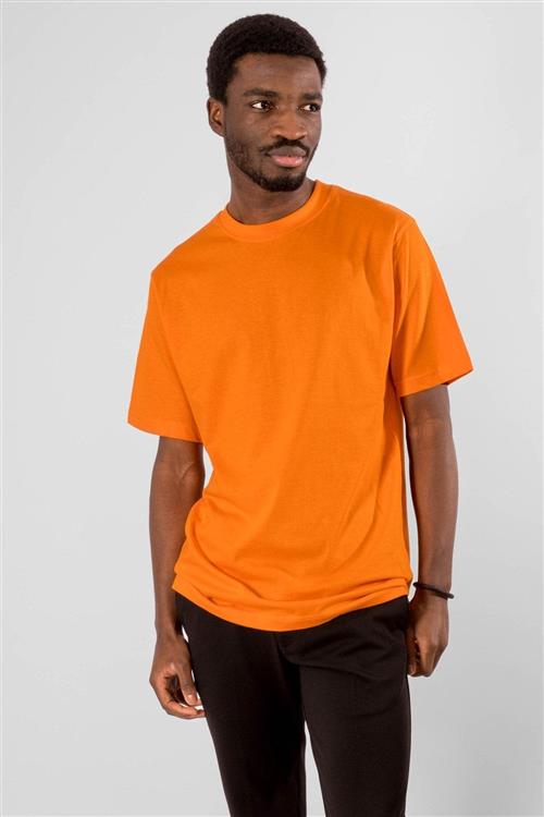 Oversized T-shirt - Orange - Herre - 2XL - TeeShoppen