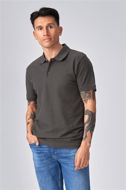 Basic Polo - Mørke Grå - Herre - XL - TeeShoppen