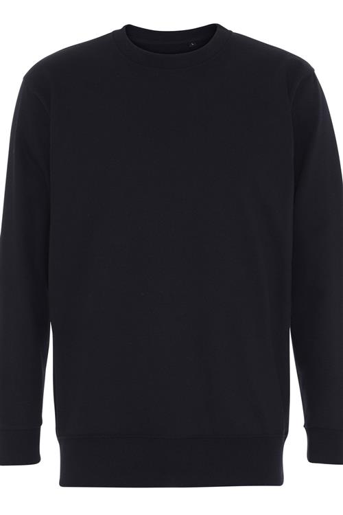 Basic Crewneck - Navy (dame) - Dame - S - TeeShoppen