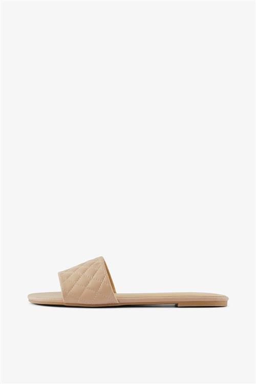 Pernille Quiltet Sandal - Beige - Dame - 39 - PIECES