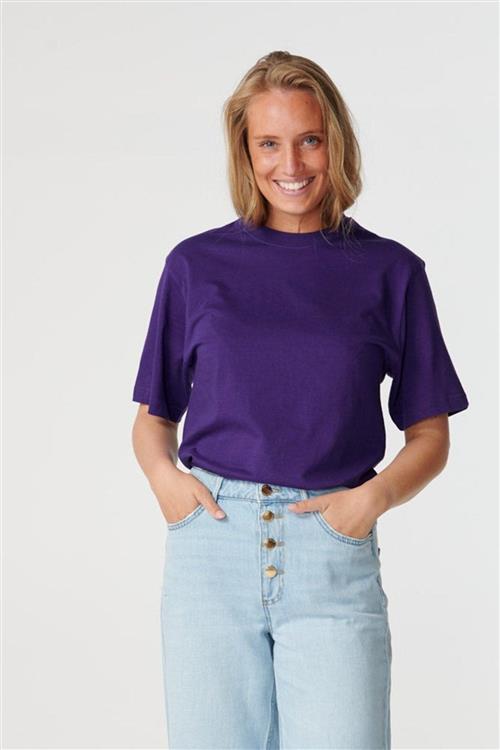 Oversized t-shirt - Violet - Dame - L - TeeShoppen