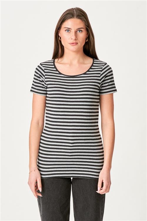 Nørregade T-shirt - Sort-Grå - 2XL - TeeShoppen