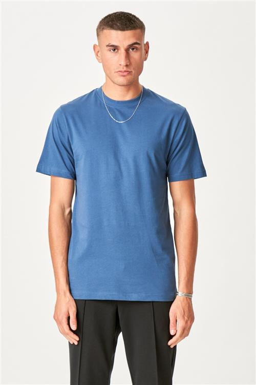 Oversized T-shirt - Harbour Blue - Herre - L - TeeShoppen