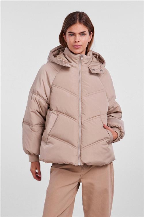 Neli City Puffer Jakke - Silver Mink - Dame - XS - PIECES